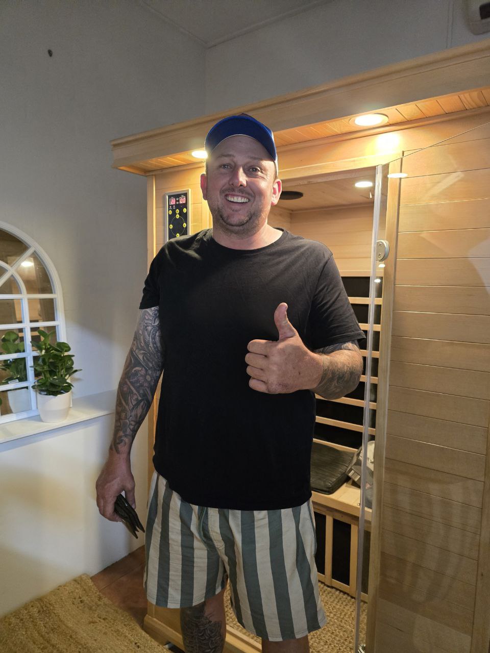 Client with sleep improvement